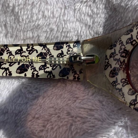 BlackFlys Red/ burgundy Acetate Pattern Sunglasses - Unisex - Picture 2 of 8